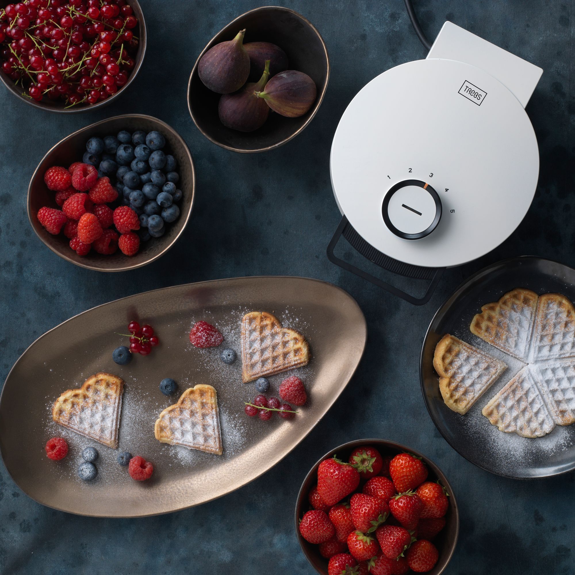Trebs 13100 Herzwaffeleisen