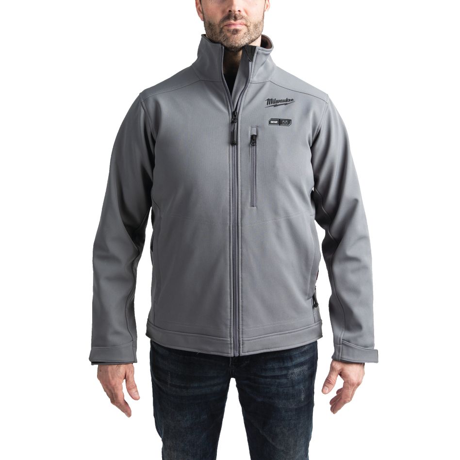 Milwaukee Zubehör 4933479363 M12 HJGREY5-0 (XXXL) M12™ Premium-Heizjacke grau