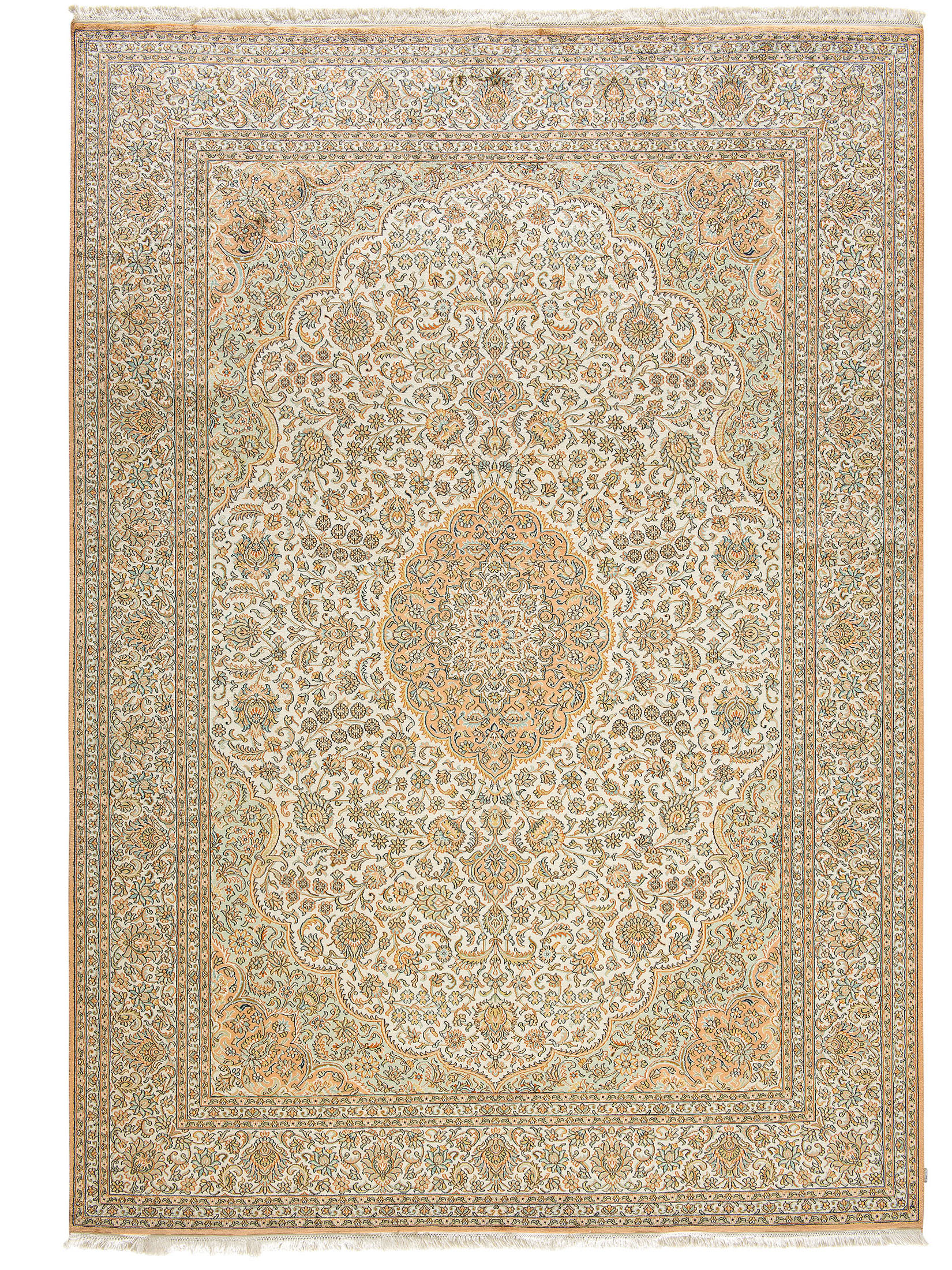 Kaschmir Seide 18/18 ca. 218 x 307 cm, Unikat / Einzelstück