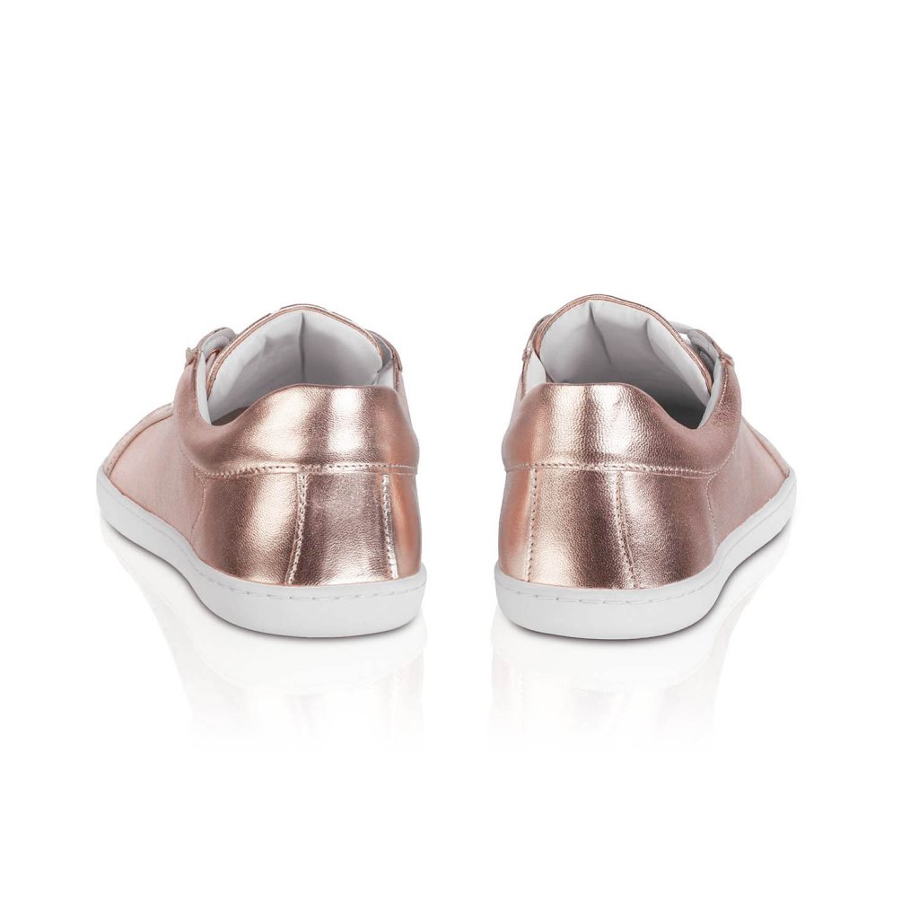 Shapen Feelin Uni Rose Gold Leather Barfuß-Halbschuhe