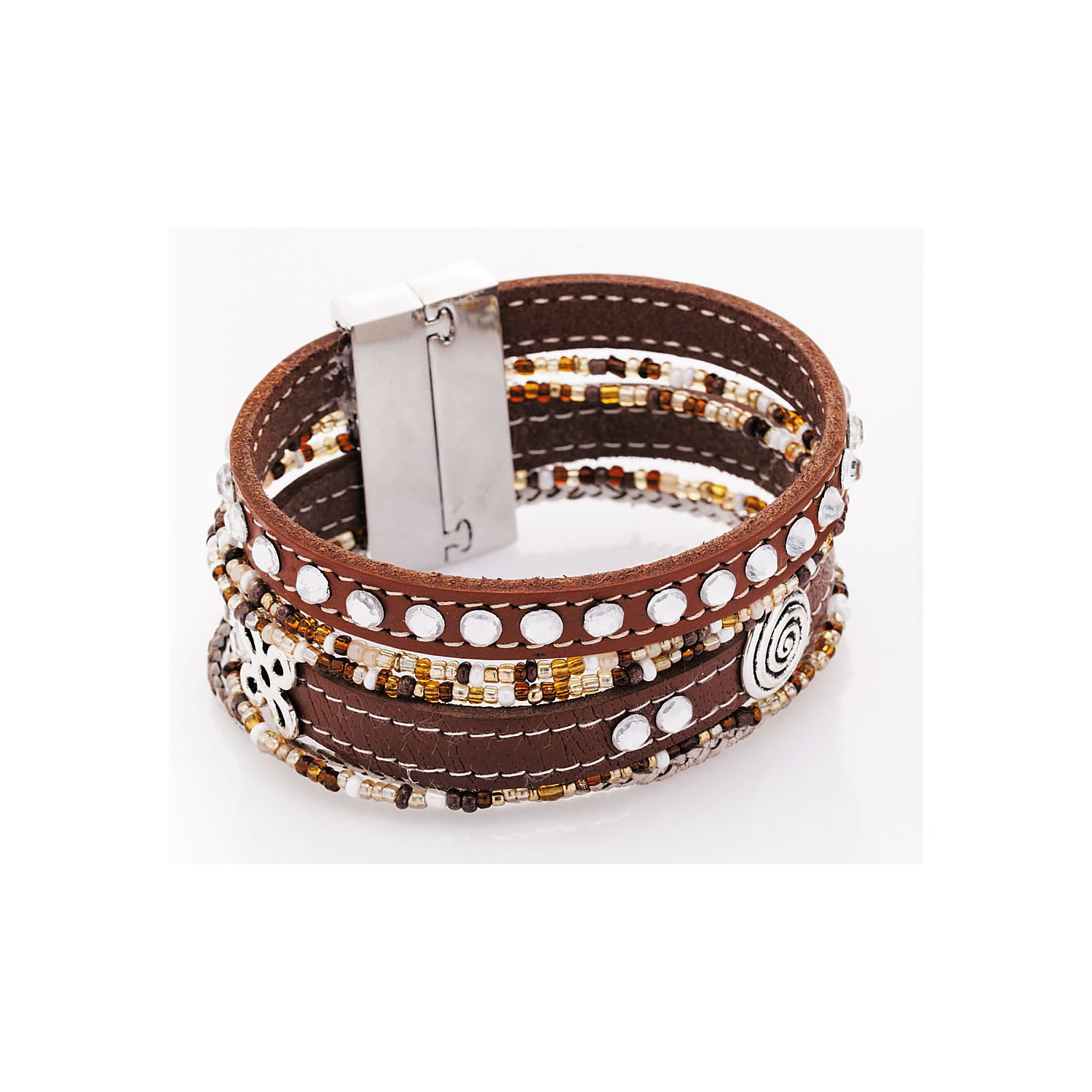 Lederband, braun, 10 mm, 1,5 m
