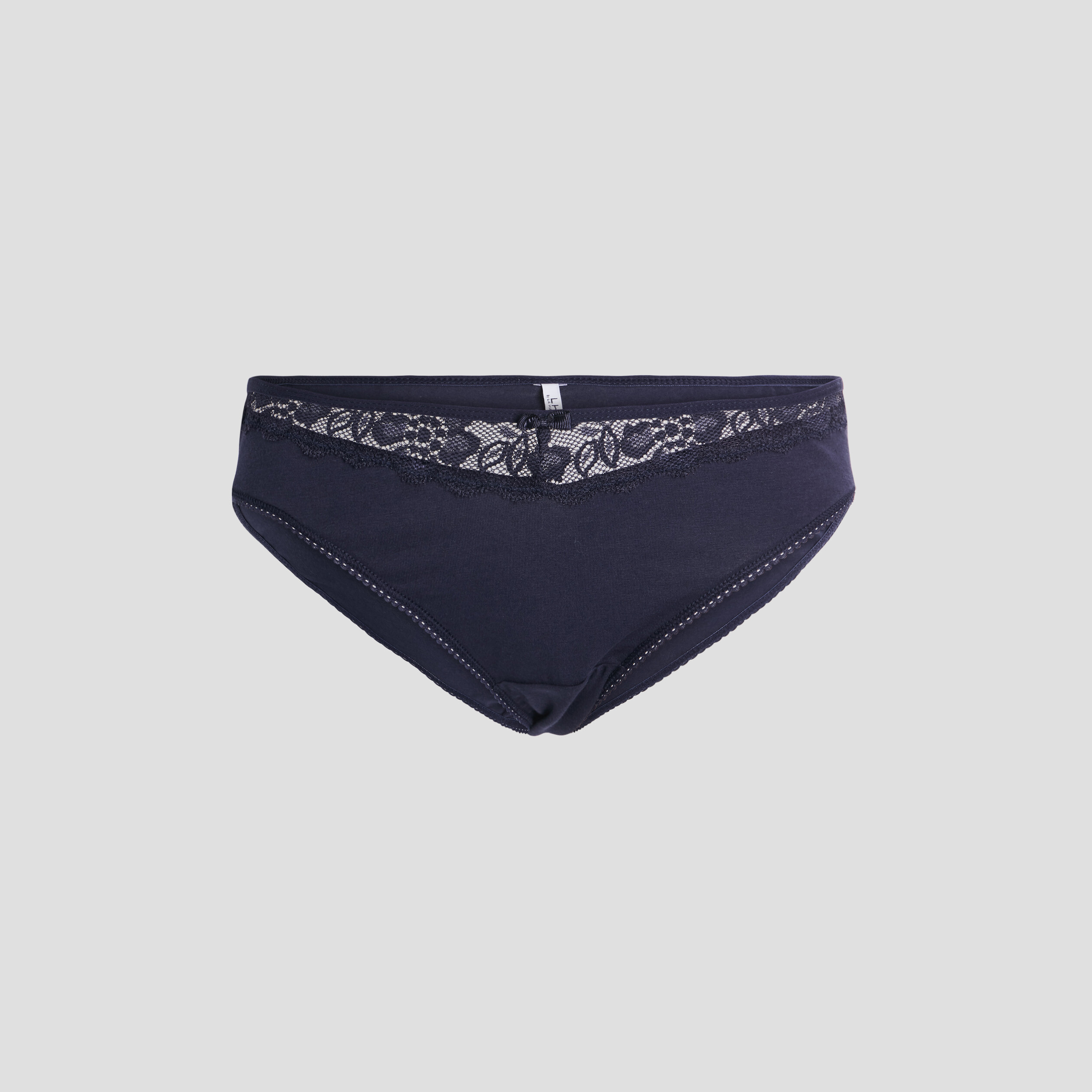 Culotte en coton bleu marine femme | La Halle