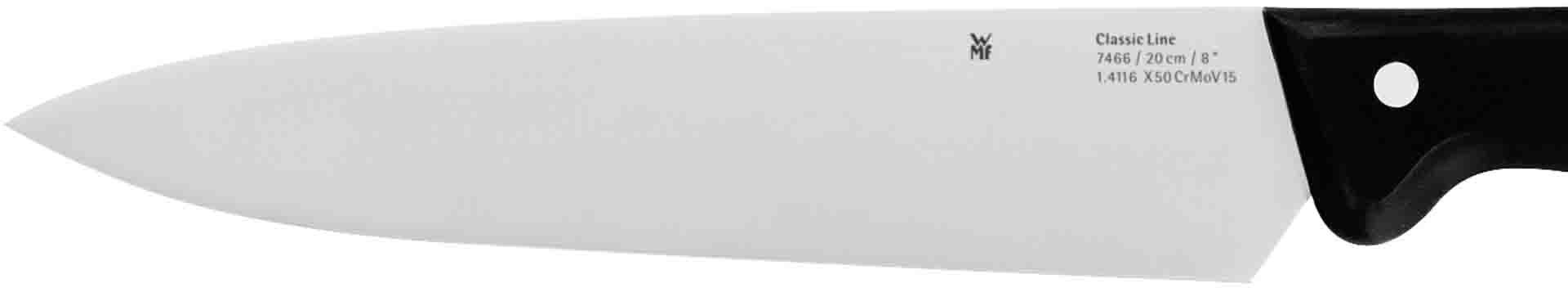 WMF Messerblock CLASSIC LINE (6tlg), Messerklingen aus Spezialklingenstahl
