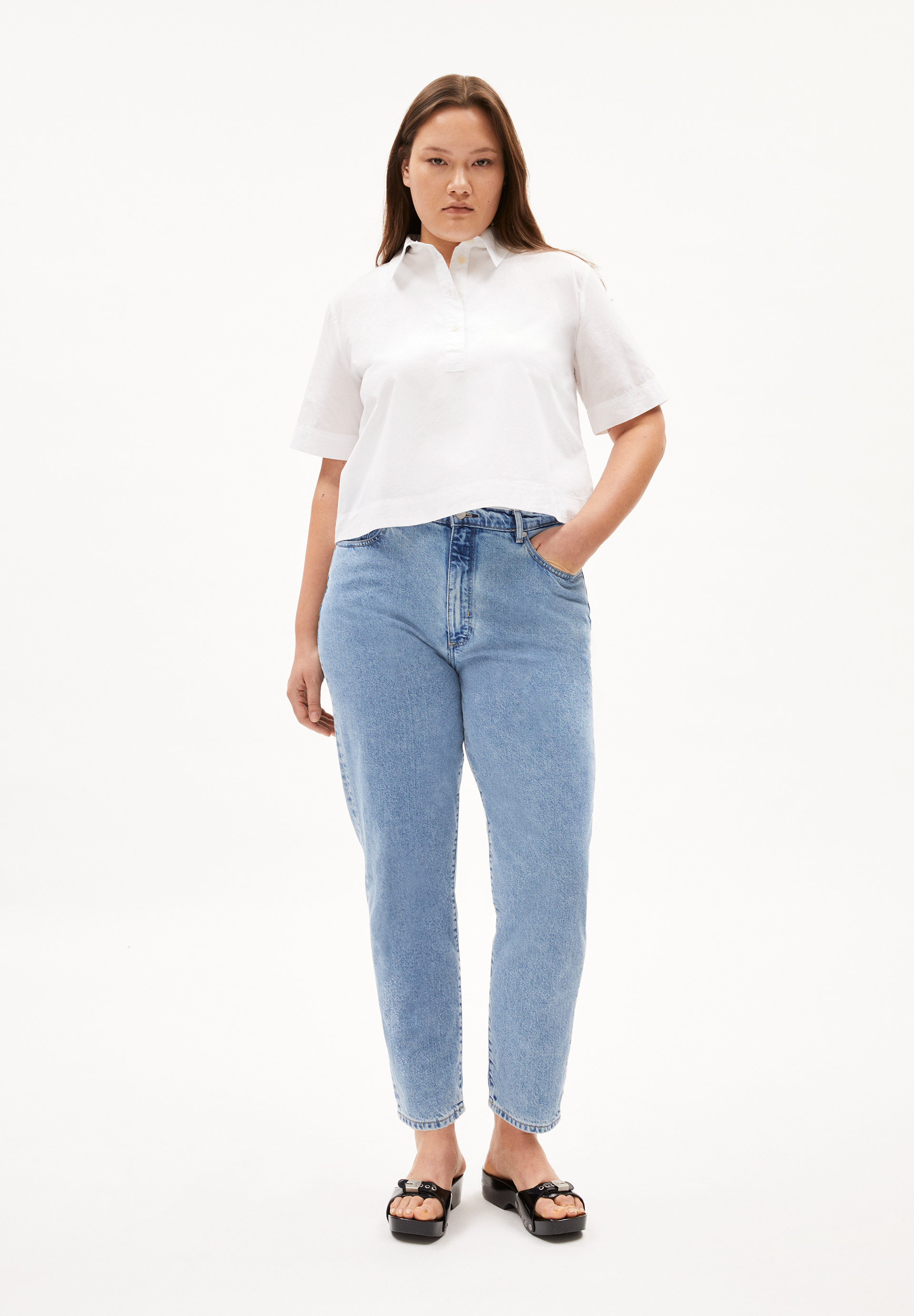 Mom Fit aus recycelter Baumwolle