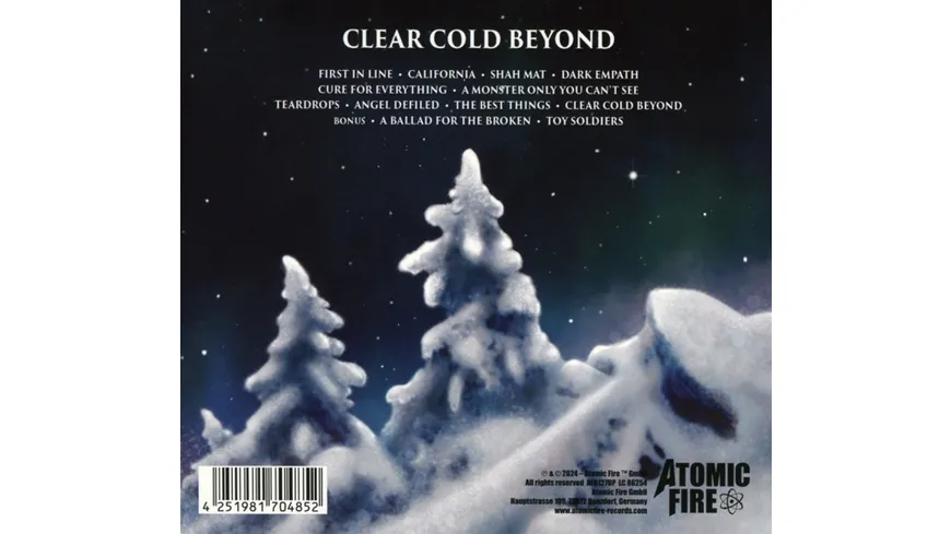 Clear Cold Beyond Digipak