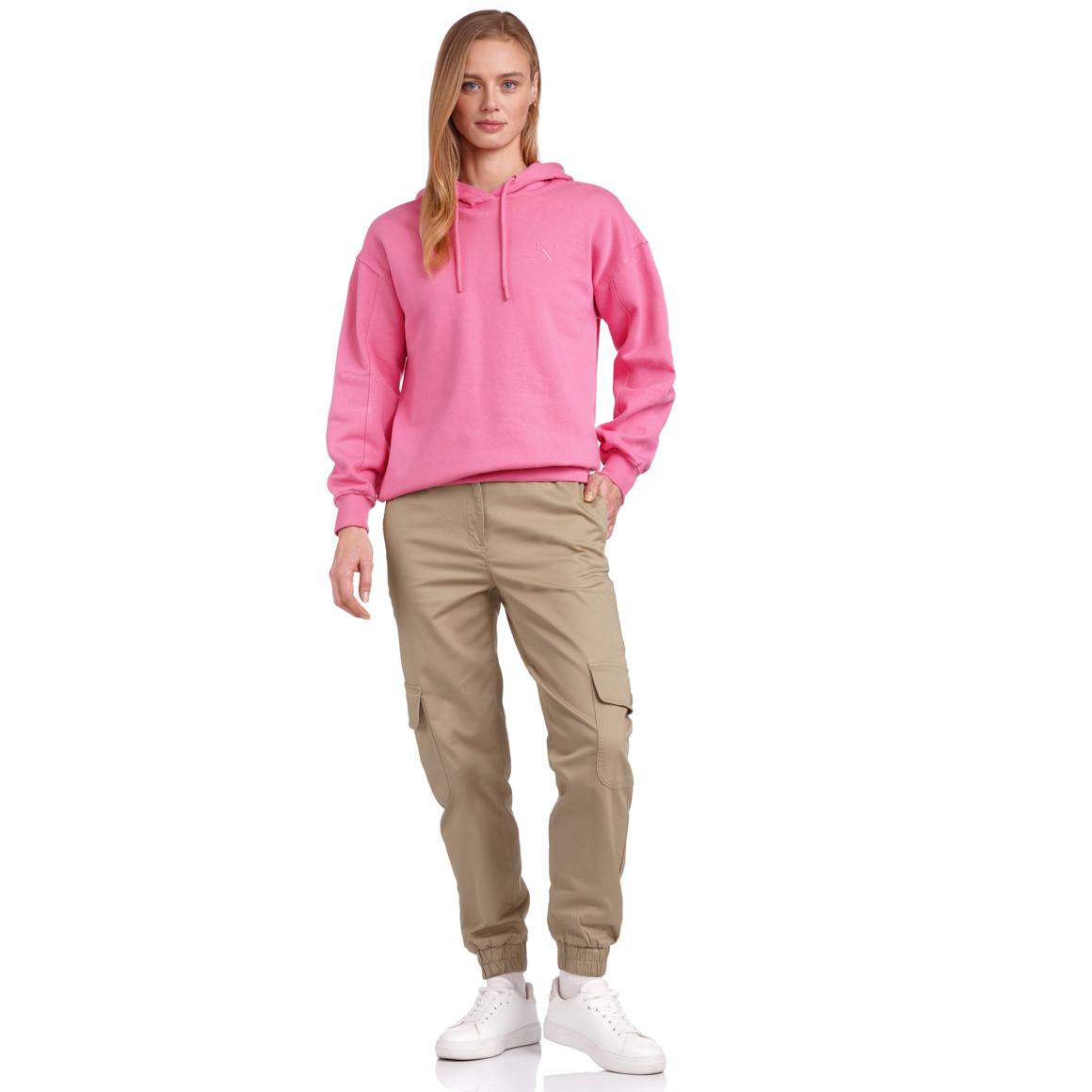 Damen Hoodie mit Stickerei