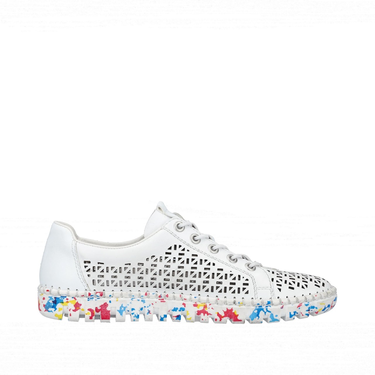 RIEKER Stiefeletten weiss