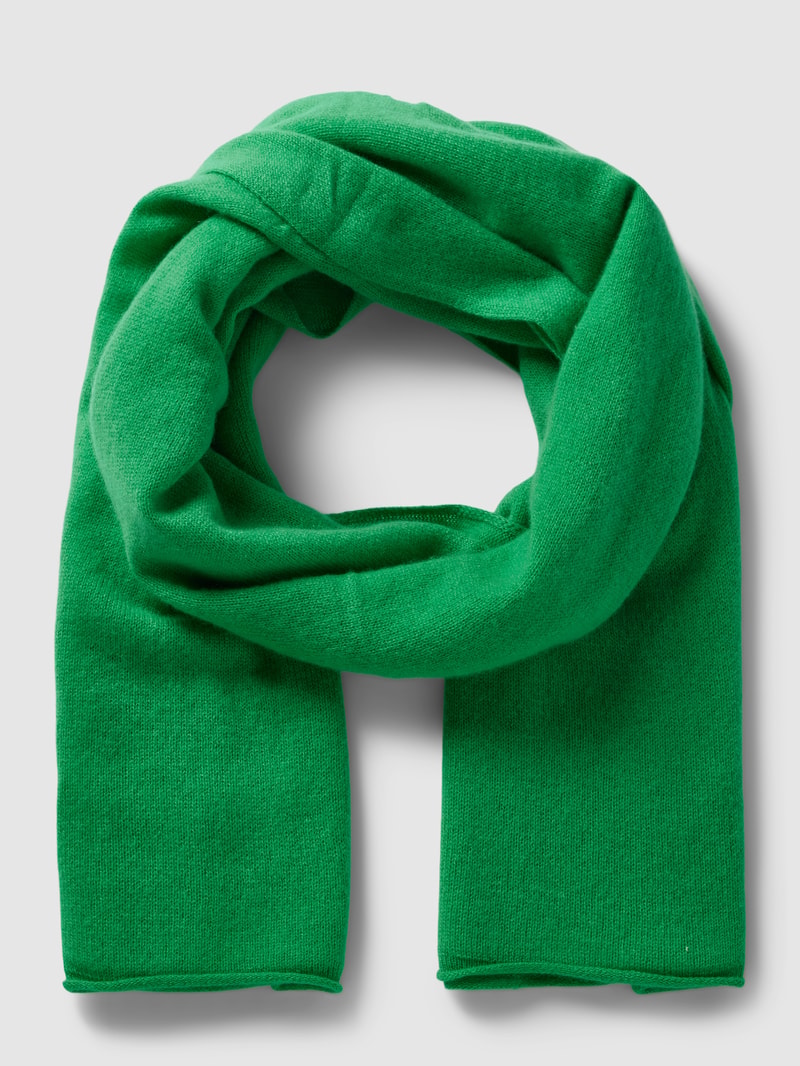 Strickschal aus Kaschmir in grün