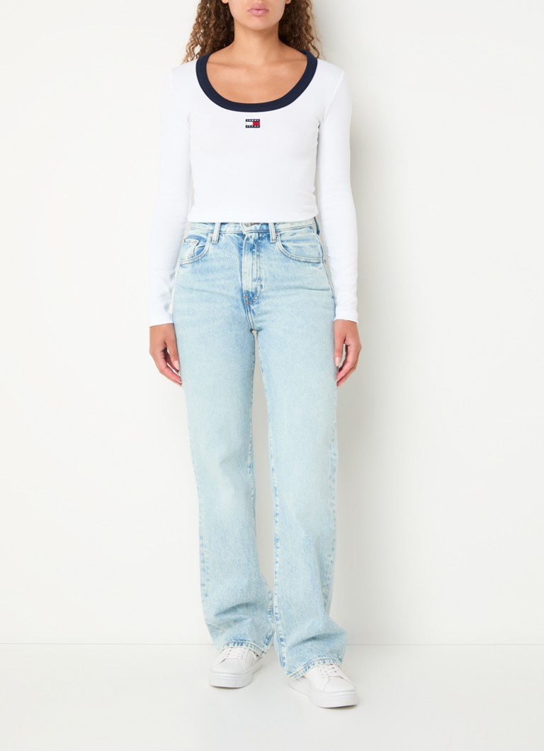 Tommy Hilfiger long-sleeved shirt with logo embroidery