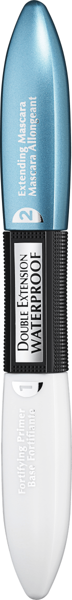 Mascara Double Extension Waterproof Black, 12 ml