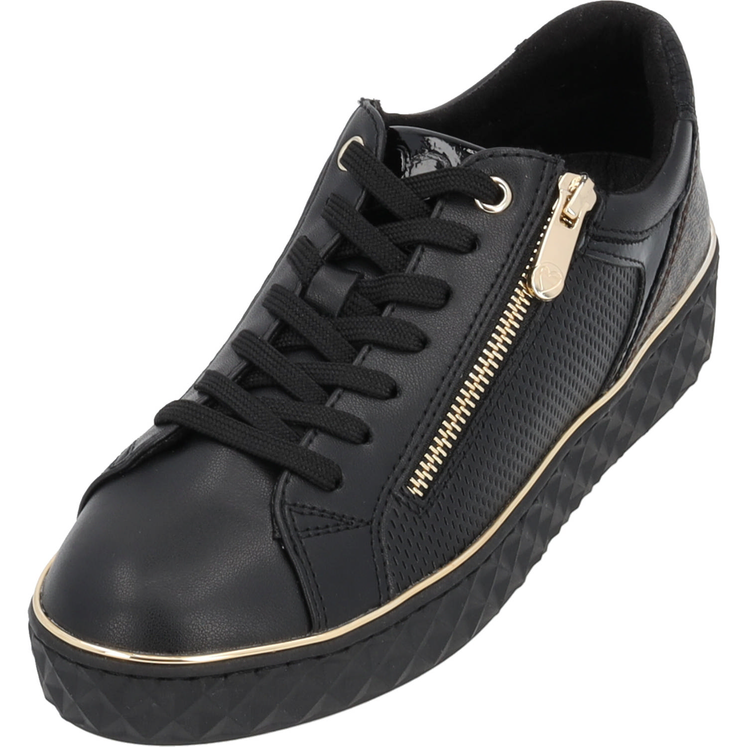 Marco Tozzi 23709, Schnürschuhe, Damen, BLACK COMB