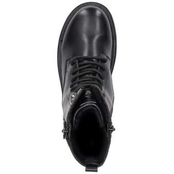 Tom Tailor Schnürstiefel in schwarz