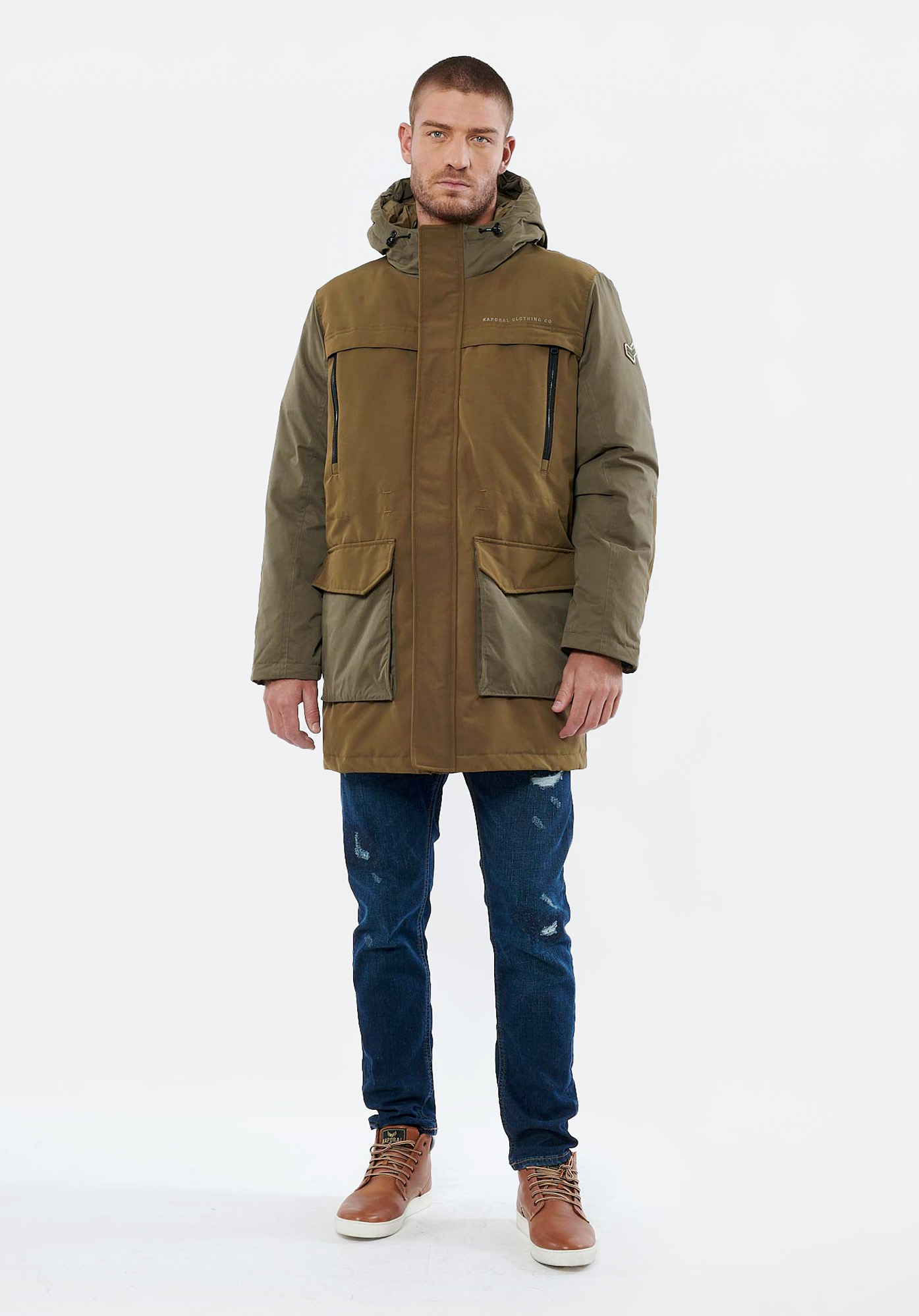 VOHAK  Parka kaki homme