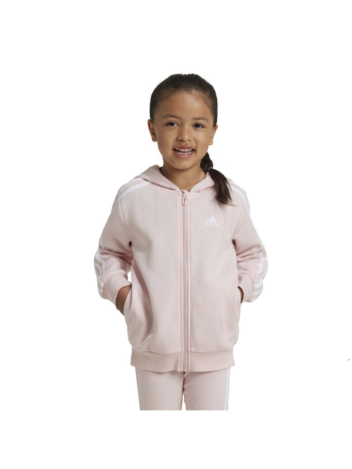 Adidas Essentials Kapuzenjacke Kinder rosa