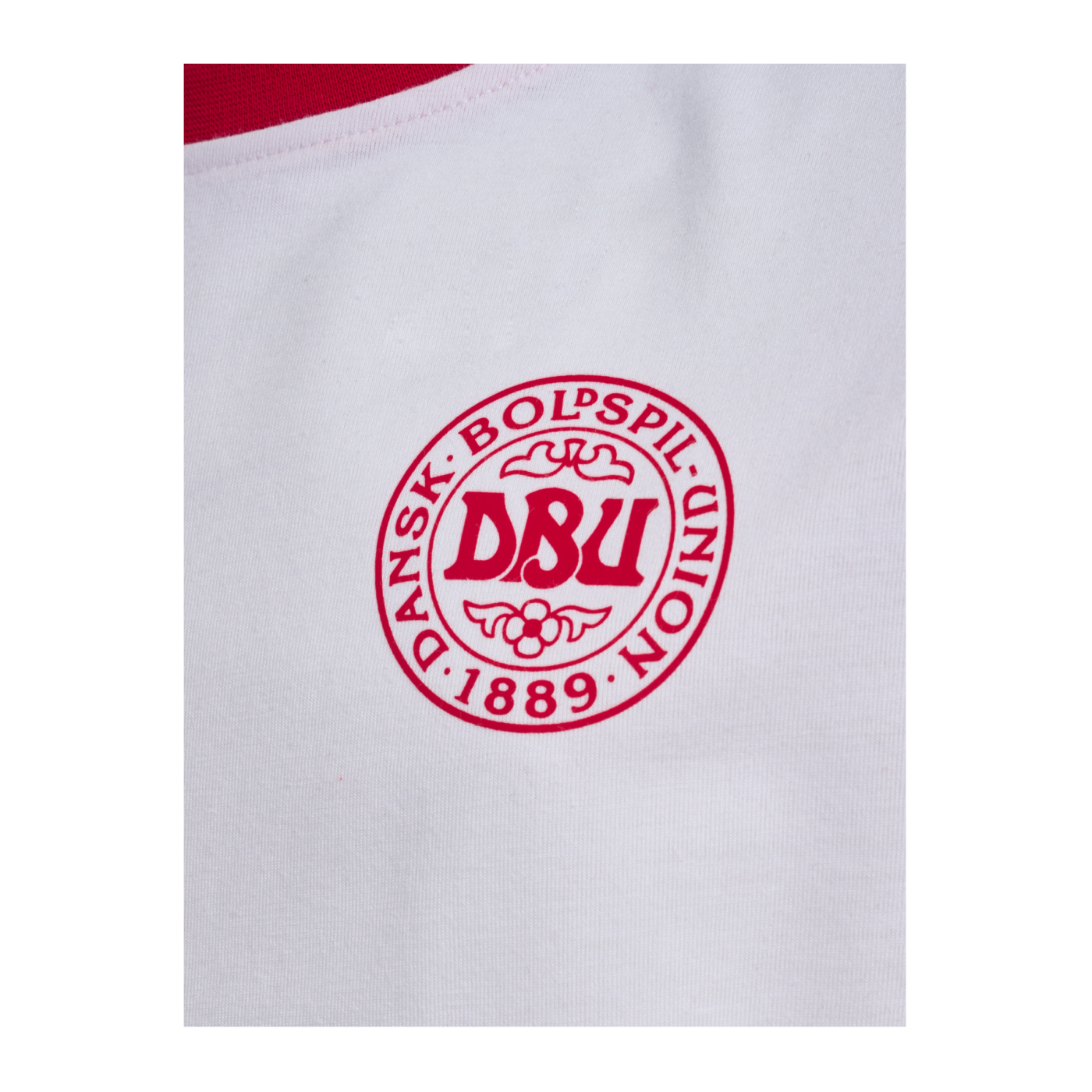 Hummel Dänemark Fan Blockshirt EM 2024 Kids Weiss F9160