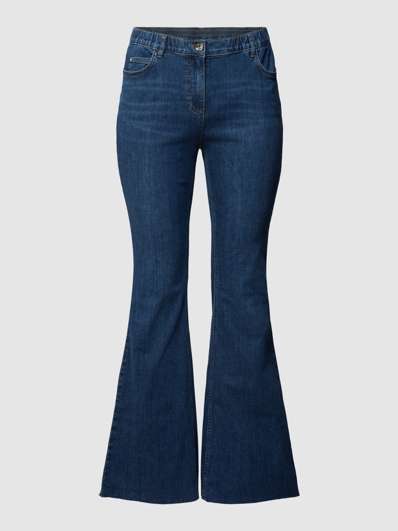 Flared Jeans im 5-Pocket-Design Modell 'JAN' in jeans