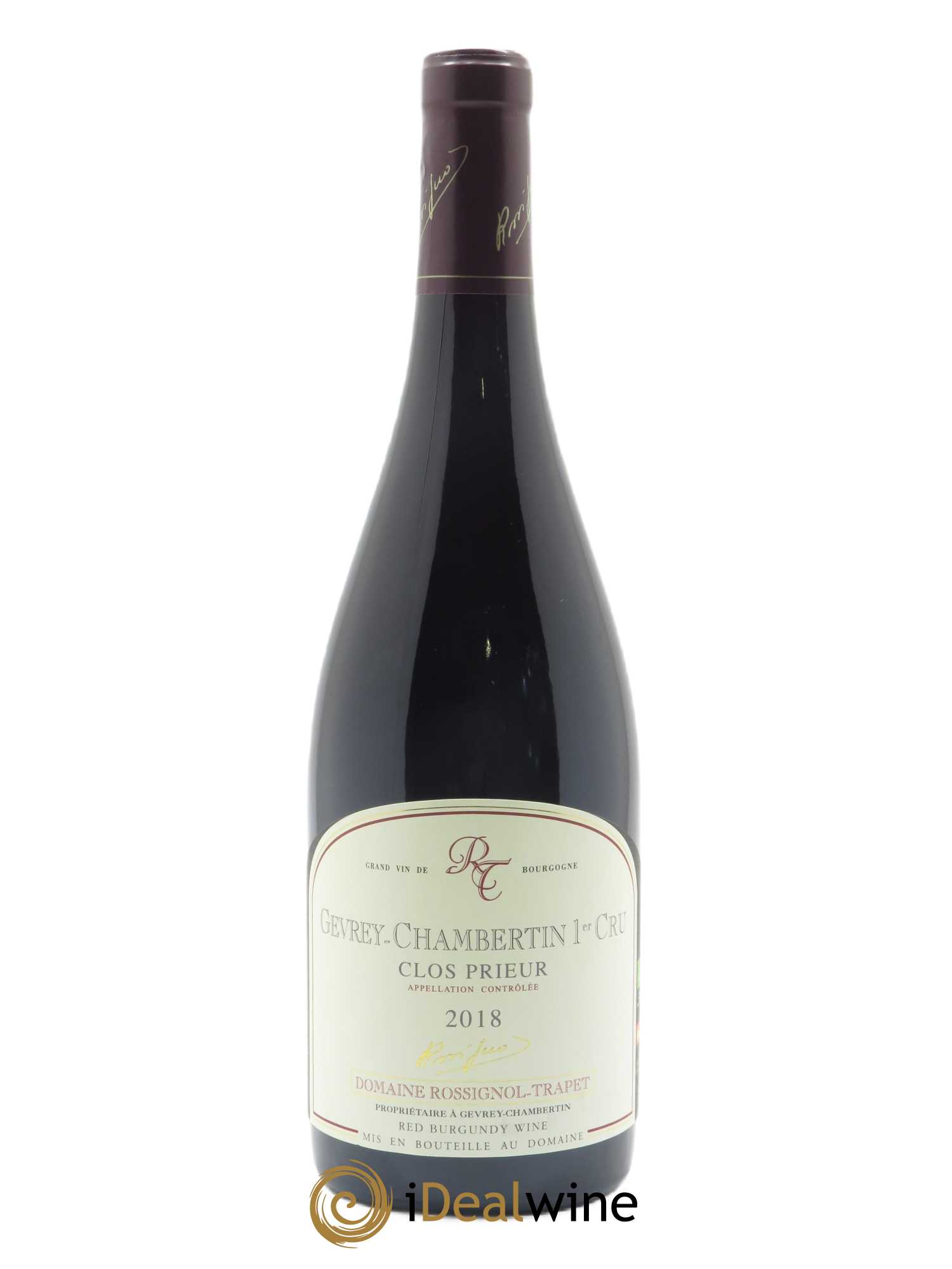 Gevrey-Chambertin 1er Cru Clos Prieur Rossignol-Trapet (Domaine)  2018 - Lot de 1 Bouteille