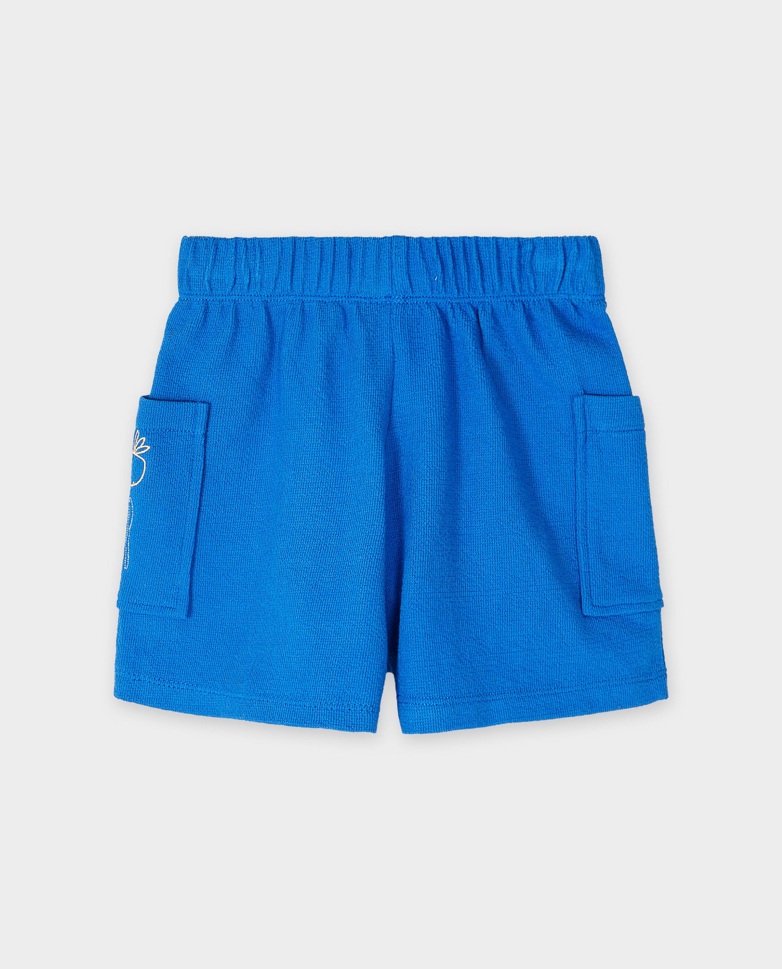 Noul capitol Short albastru strălucitor
