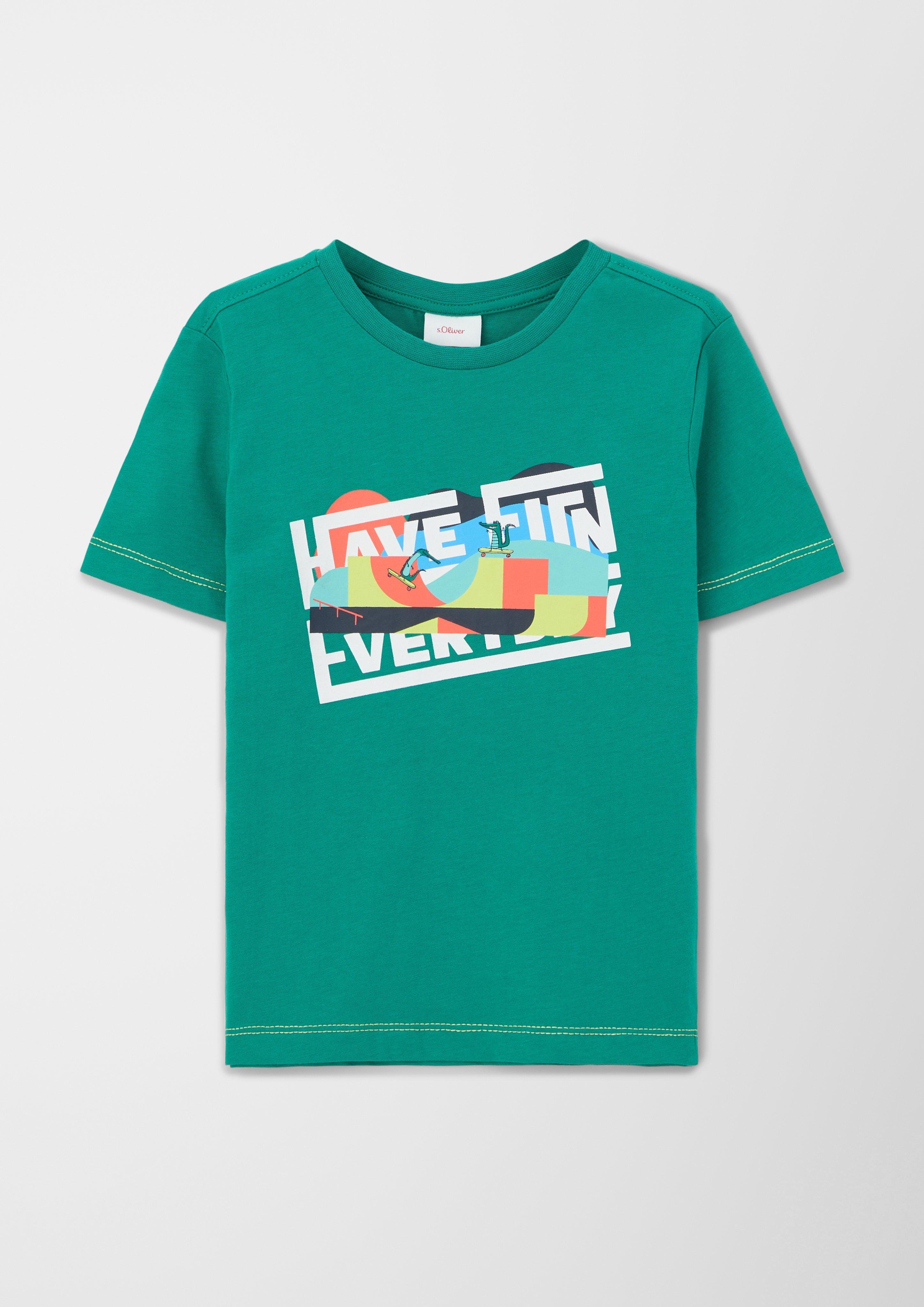 T-Shirt mit Print  2130640-7681