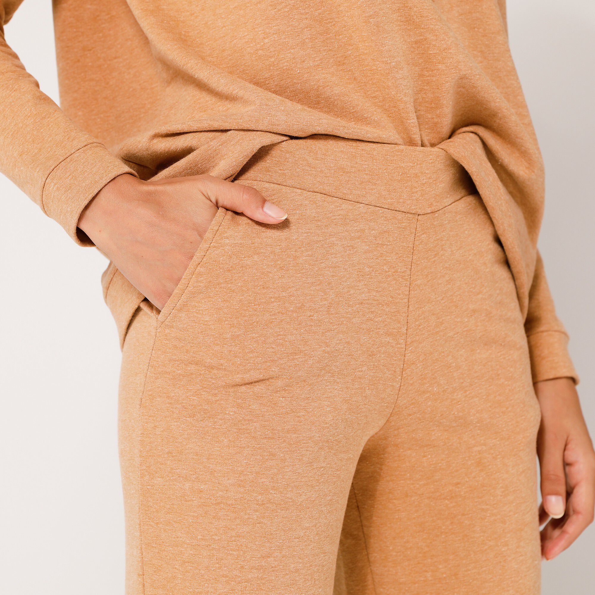 Pantalon d'ensemble molleton gratté