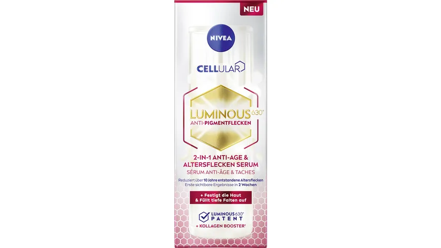 NIVEA Cellular Luminous630 Anti-Pigmentflecken 2-in-1 Anti-Age & Alter 30 ml