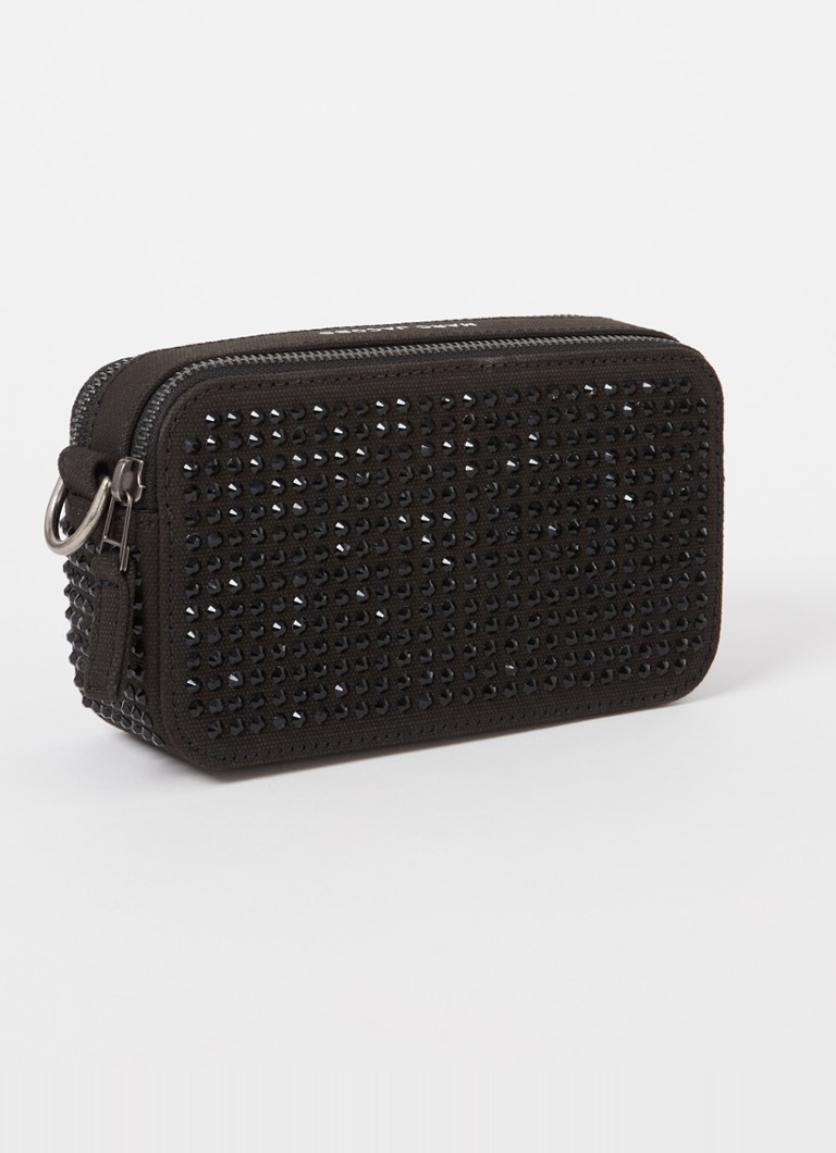 Marc Jacobs The Snapshot -kankainen olkalaukku strassikivillä