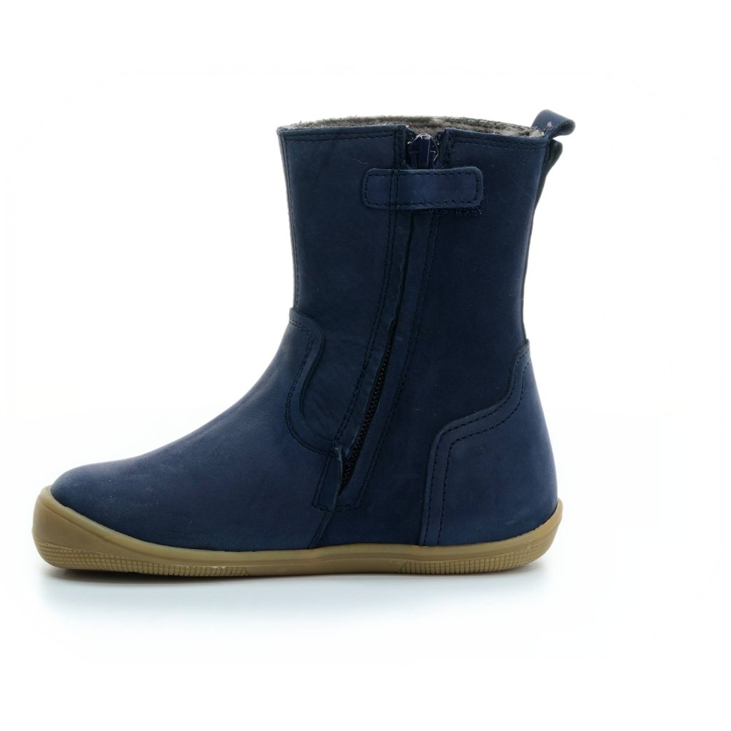 Koel4kids Eleanor TEX Wool Blue 07T020.207-110 mit Wolle gefütterte Barfußhalbstiefel
