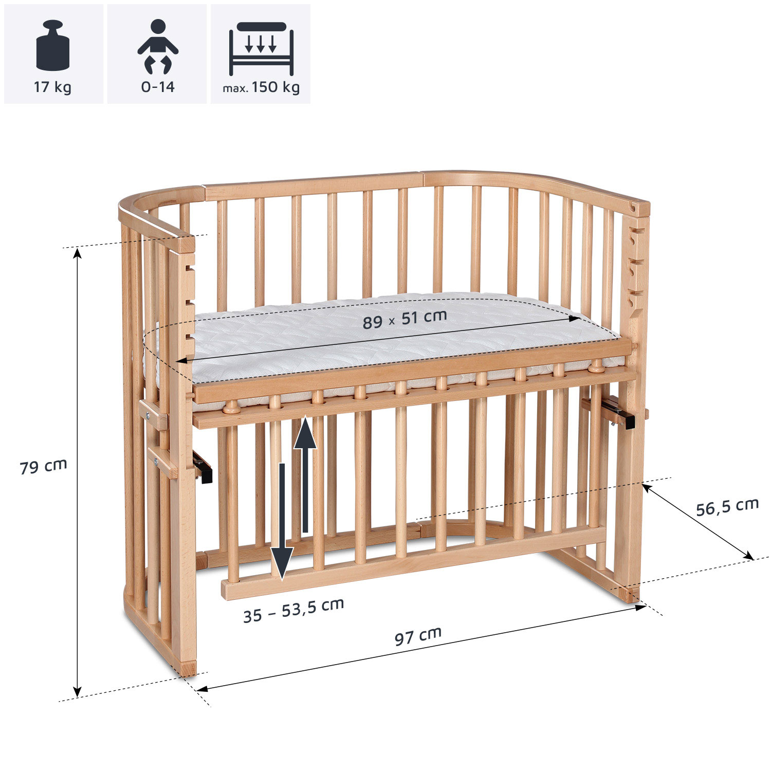 TobiBeistellbett babybay
