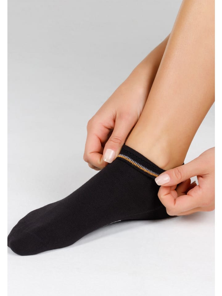 camano Sneakersocken bamboo 4er Pack ca-soft in Schwarz günstig kaufen