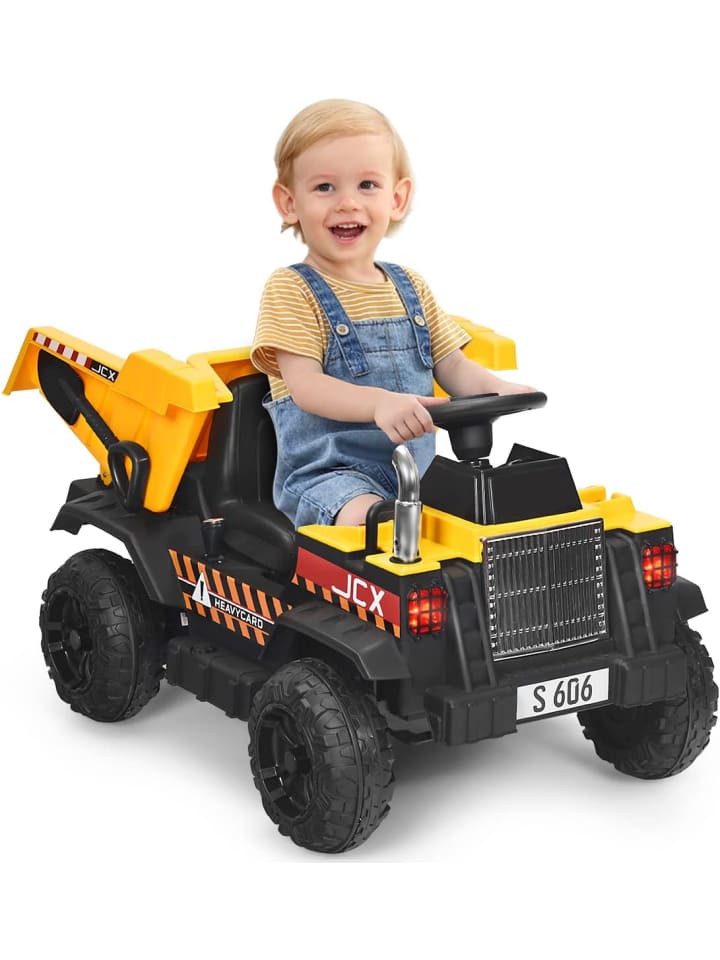 COSTWAY 12V Traktor von 3-8 Jahren in Gelb günstig kaufen 102 cm