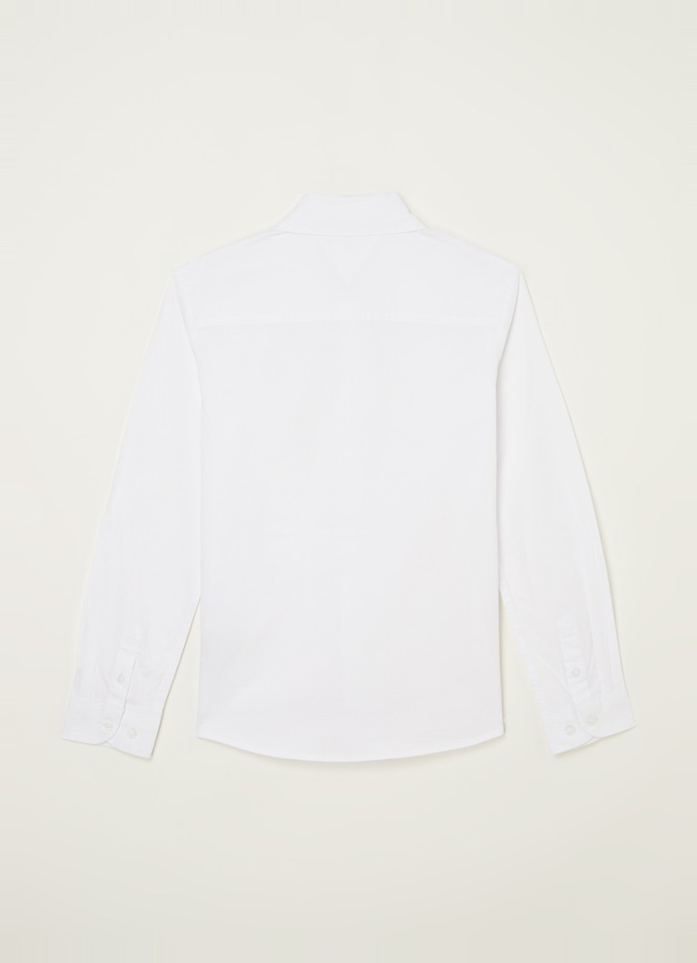 Tricou Tommy Hilfiger Stretch cu logo brodat