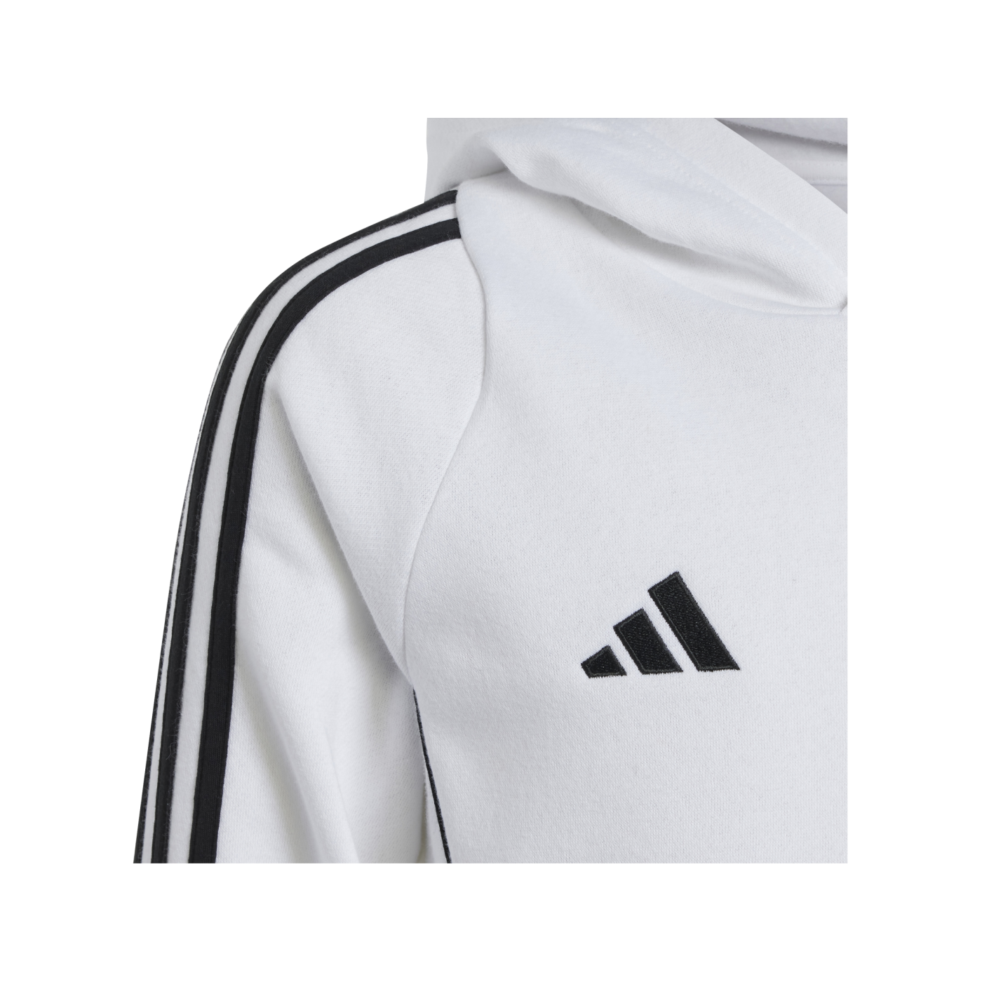 adidas Tiro 24 Hoody Kids Weiss Schwarz