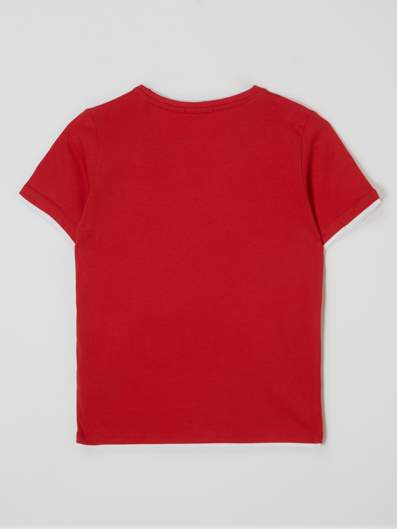 T-Shirt im 2-in-1-Look in rot