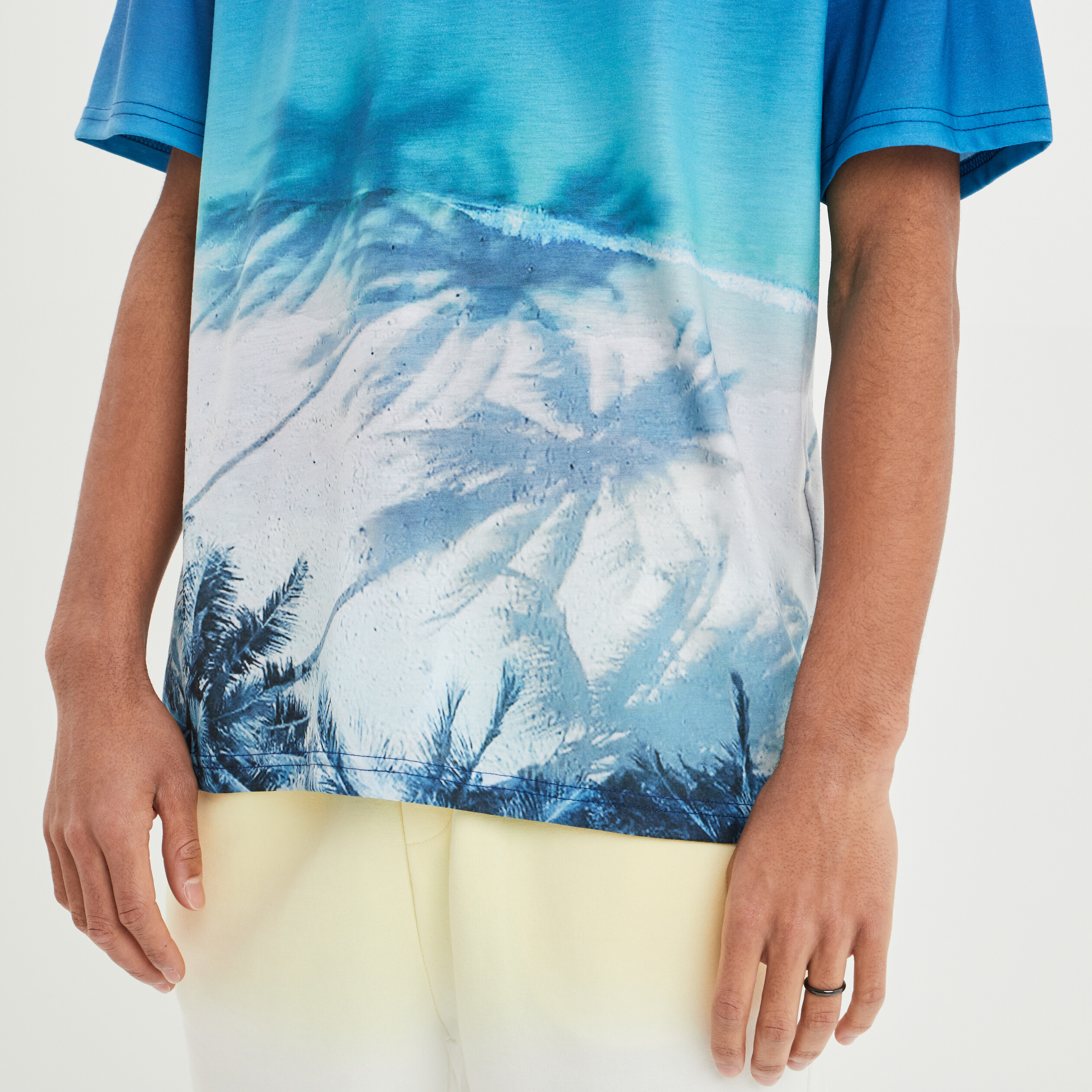 T-shirt manches courtes blanc garçon | La Halle