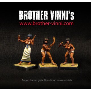 Armed Egyptian Dancers (28 mm) (3)