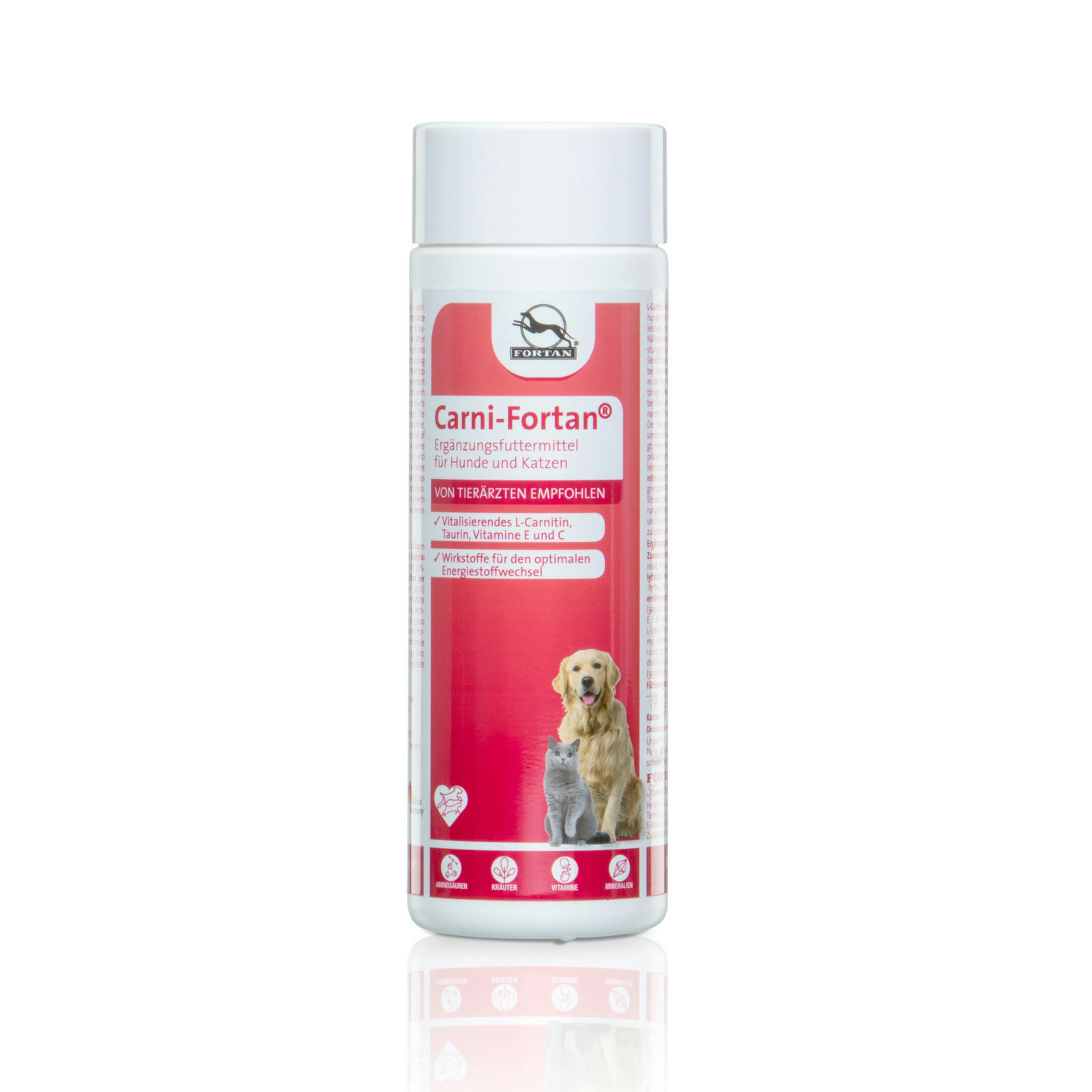 Fortan Ergänzungsfutter & Aufzucht Fortan Carni-Fortan Pulver mit L-Carnitin 350 g