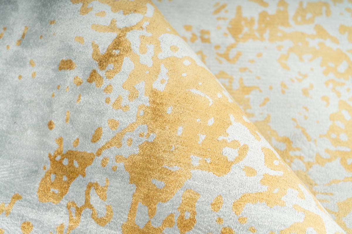 Padiro Teppich Grau / Gold 160cm x 230cm