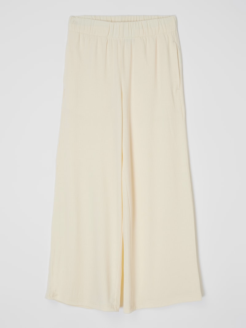 Schlupfhose mit Rippenstruktur Modell 'Paula' in beige
