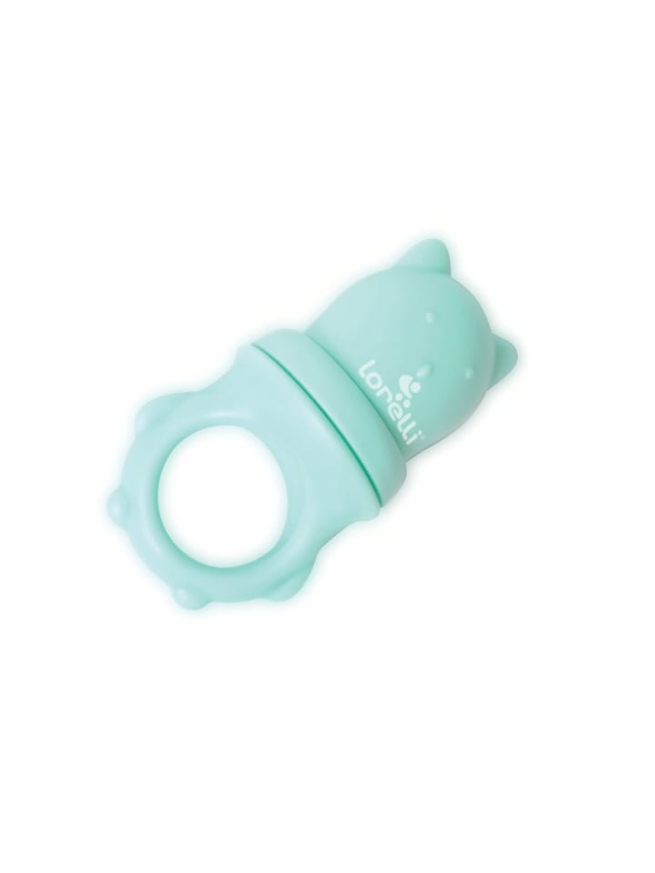 Lorelli Fruchtsauger 2 in 1 Beißring in blau günstig kaufen onesize