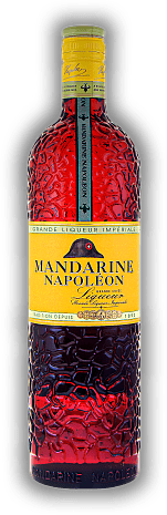 Mandarine Napoleon 1,0 Liter Mandarine Napoleon 1,0 Liter Edler Mandarinen-Likör aus frischen sizilianischen Mandarinen und erlesenem Cognac. 1	 Liter - Vol 38%
