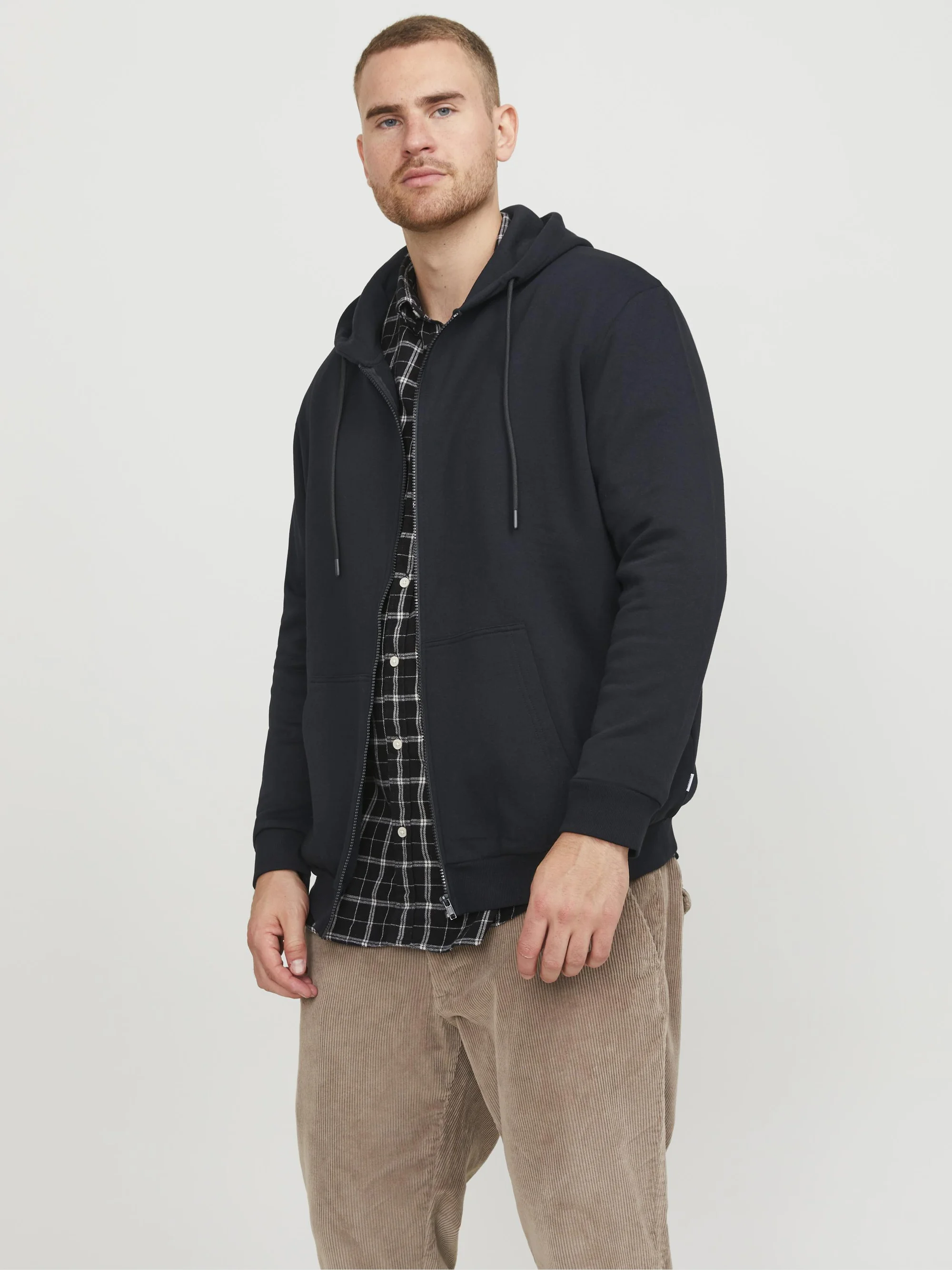 Jack & Jones JJEBRADLEY ZIP HOOD - Sudadera con cremallera
