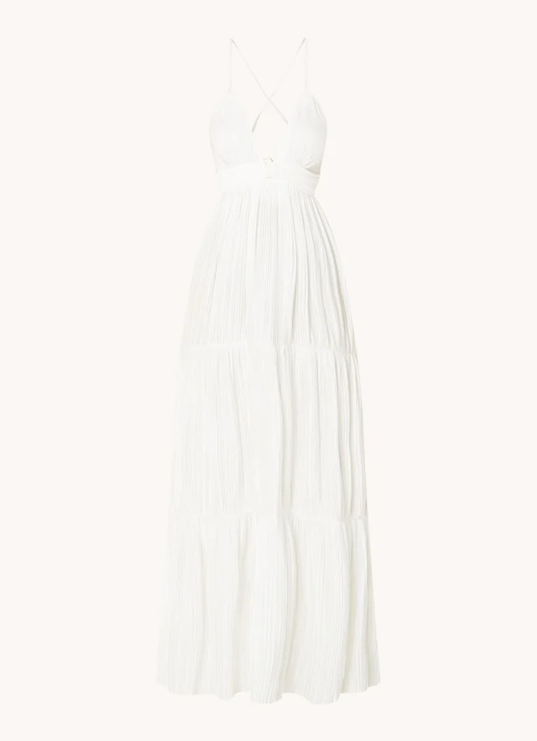 Rochie lungă plisată Wasta de la ba&sh