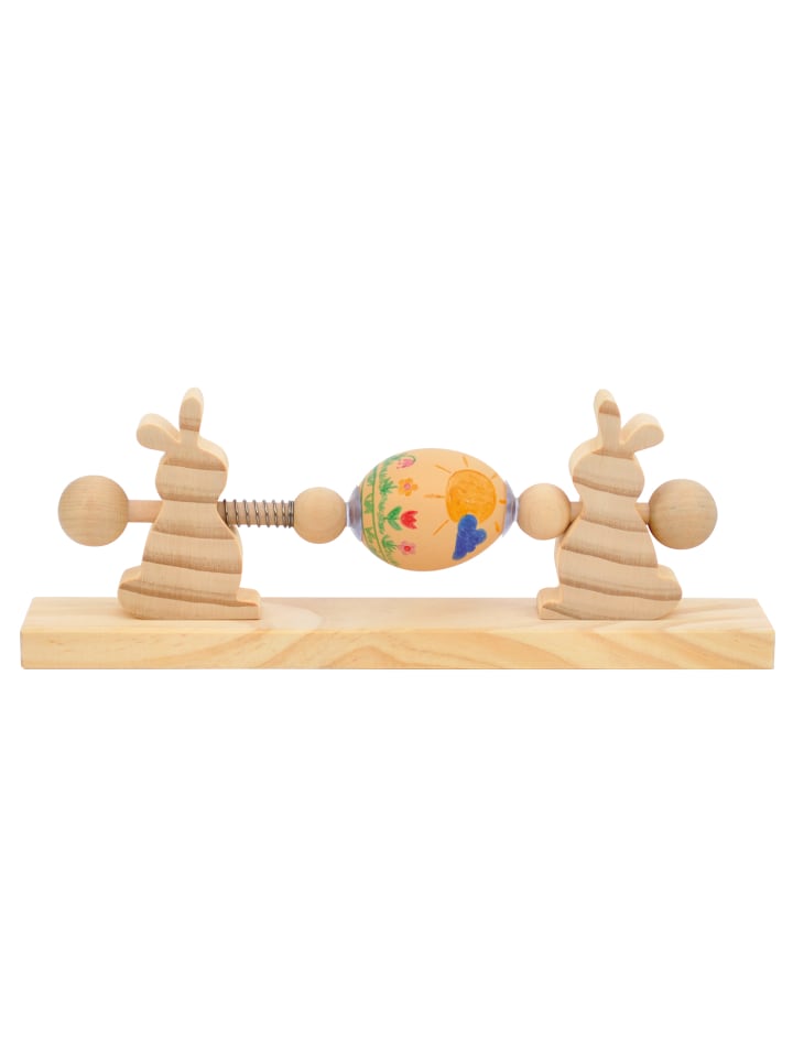 Eduplay Ostereier-Malmaschine aus Holz, Motiv Osterhasen, 26 x 9,5 x 4,4 cm in Natur in Natur günstig kaufen onesize
