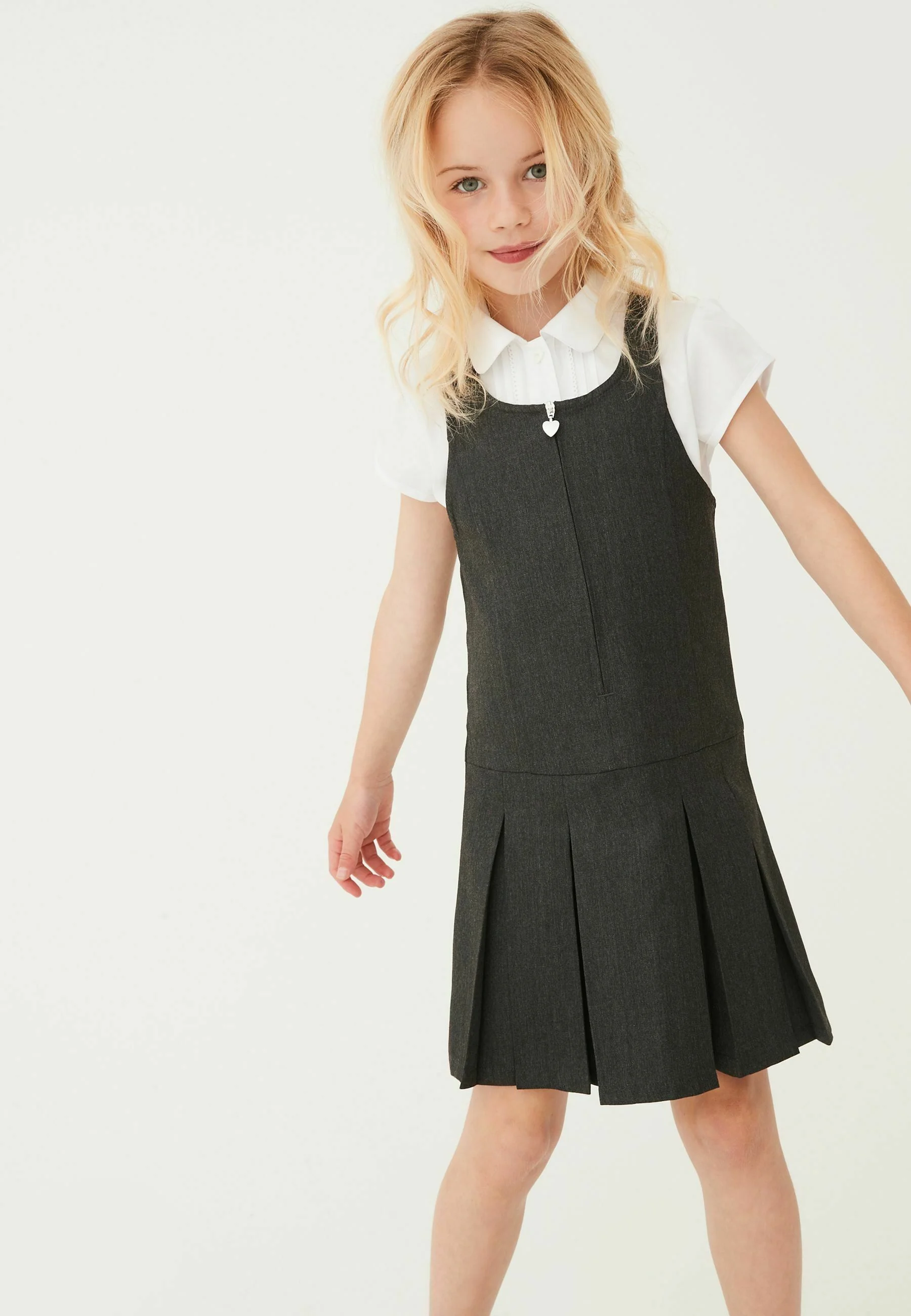 Siguiente DELINQUE COLEGIAL CON CREMALLERA DELANTERA, CORTE ENCANTADO - Vestido de verano