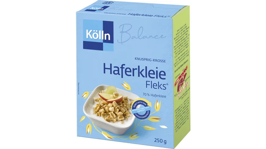 Kölln Balance Knusprig-Krosse Haferkleie Fleks® 250g 250 g