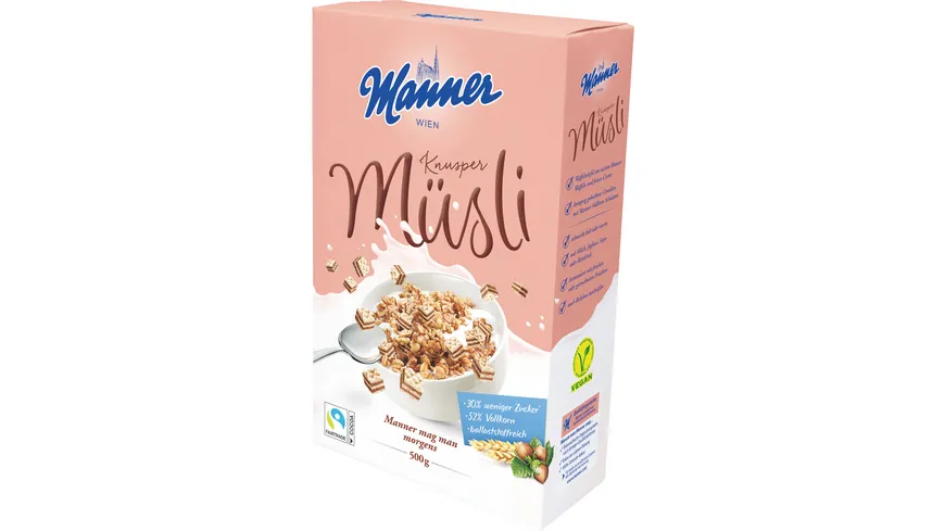 Manner Knusper Müsli 500 g