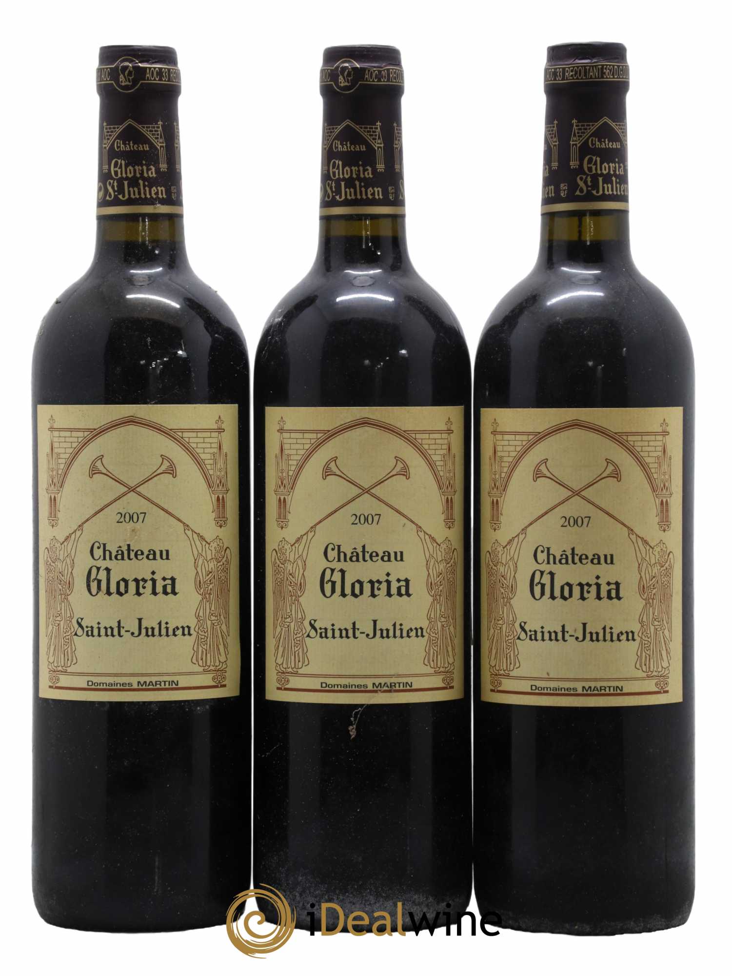 Château Gloria  2007 - Lot de 6 Bouteilles