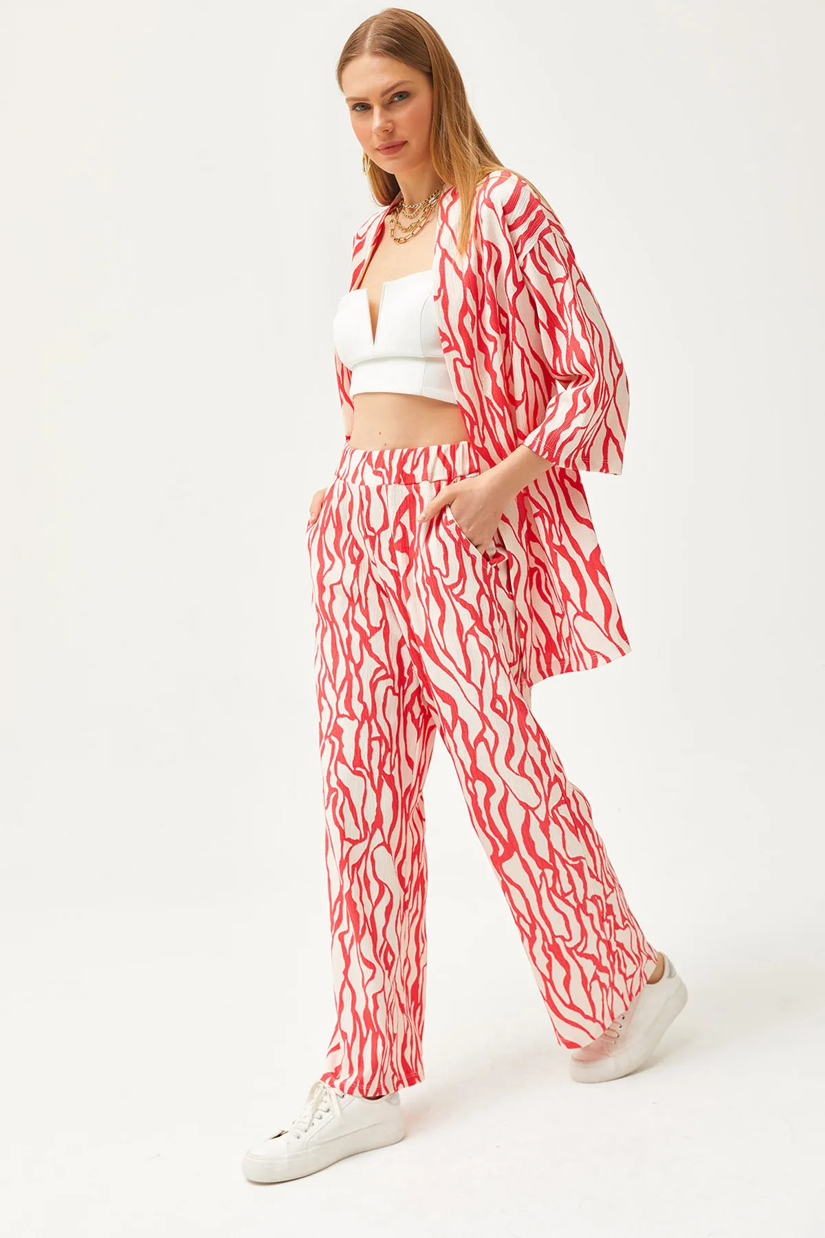Olalook  Zweiteiler - Rosa - Regular Fit