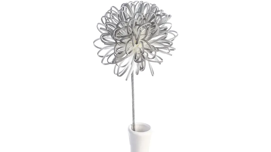 Casablanca Foam Flower Cesena H=50 cm grau / weiß