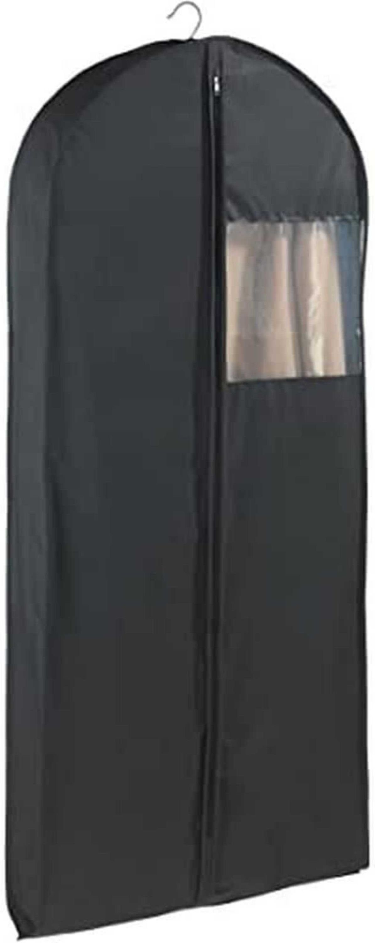 WENKO Kleidersack Kleidersack Deep Black Jumbo XXL - Kleiderhülle, 60x135x12cm, Schwarz